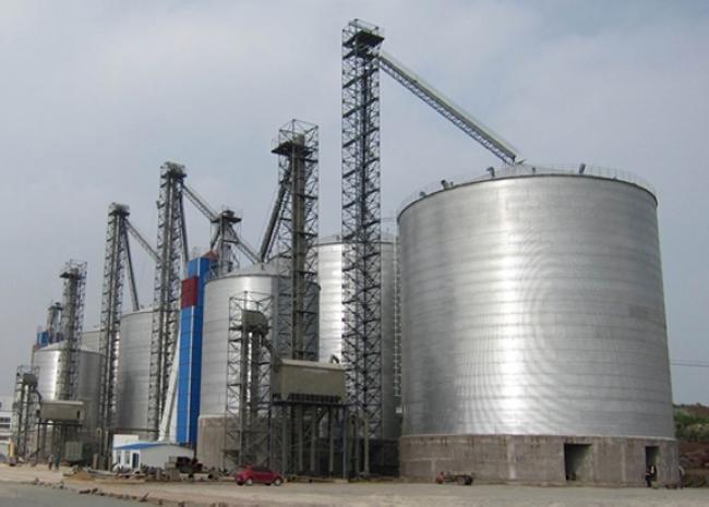 崇左大型钢板库构造参数及水泥储存质量